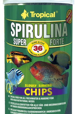 Tropical Super Spirulina Forte (36%) Chips 130 g