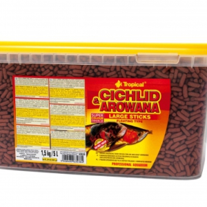 Tropical Cichlid &amp; Arowana LARGE Sticks 1,5 kg