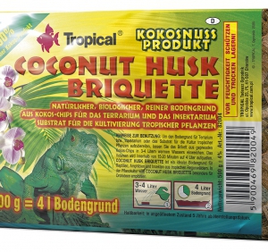 Tropical Coconut Husk Briquette, 500g