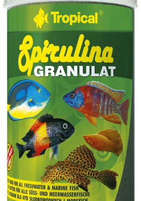 Tropical Spirulina Granulat , Granulatfutter, Sticks, Aquarium